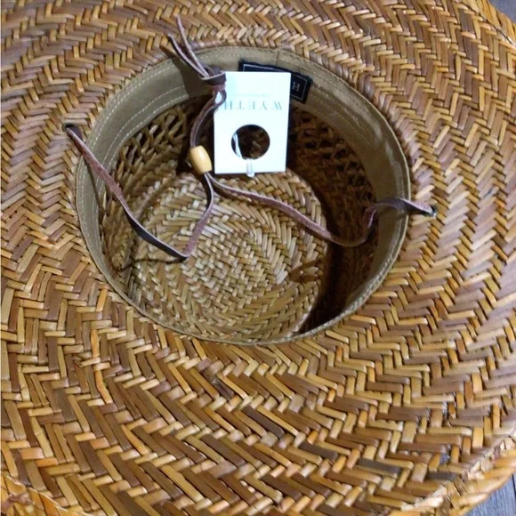 NEW!rare Wyeth rich golden brown boater NEW!rare Wyeth rich golden brown boater main image 2